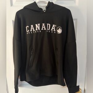 Canada Weather Gear Black Hoodie Sweatshirt